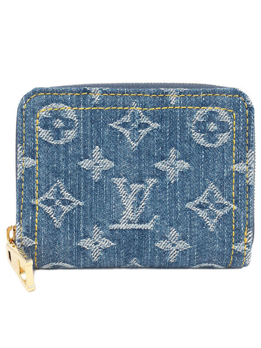 Louis Vuitton Monogram Denim Zippy Coin Case